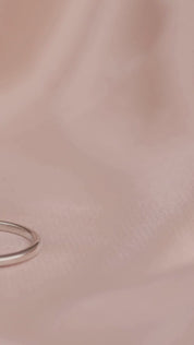 Witgouden ring, 1.25 ct diamant, Solitair