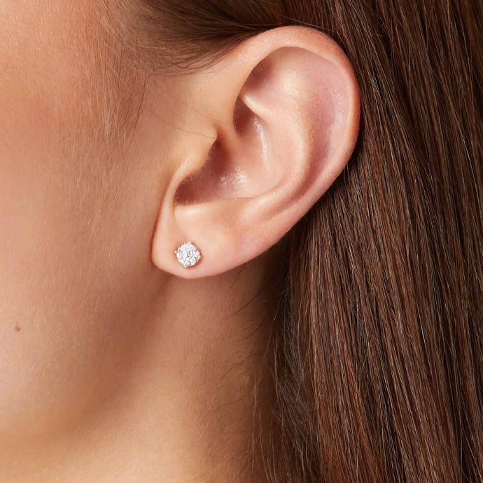 Diamanten oorstekers