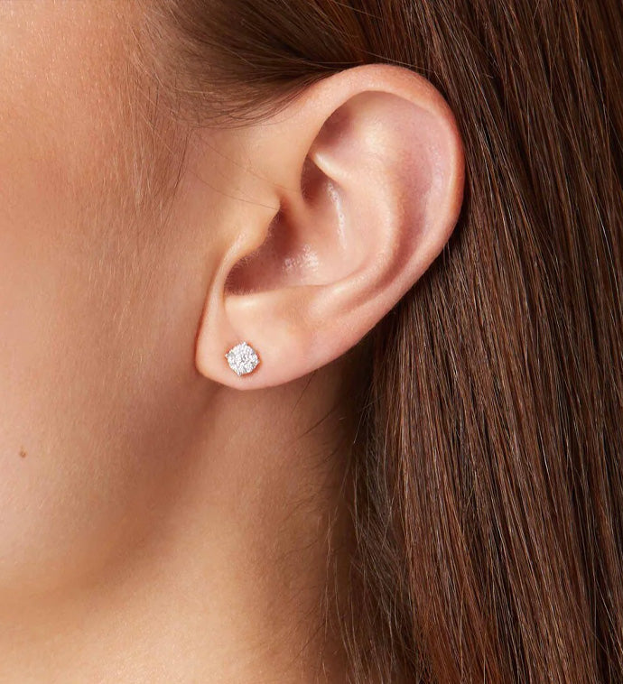 Diamanten oorstekers