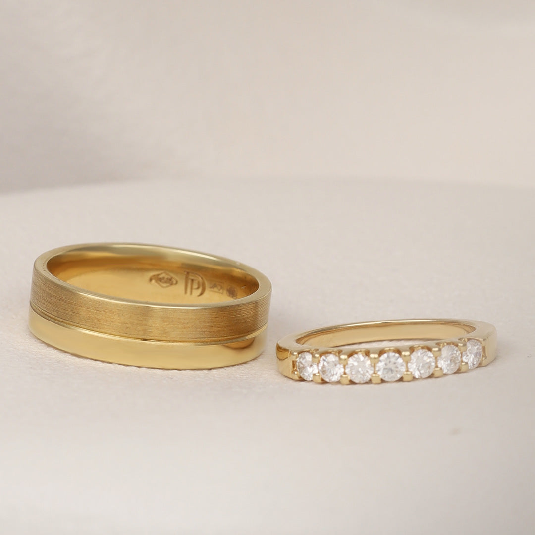 Geelgouden trouwringen