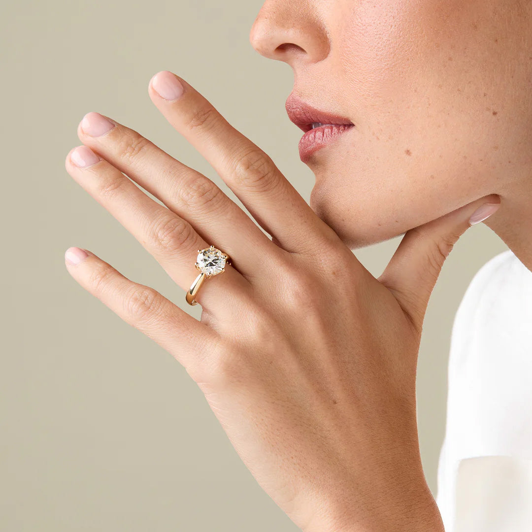 Geelgouden verlovingsringen