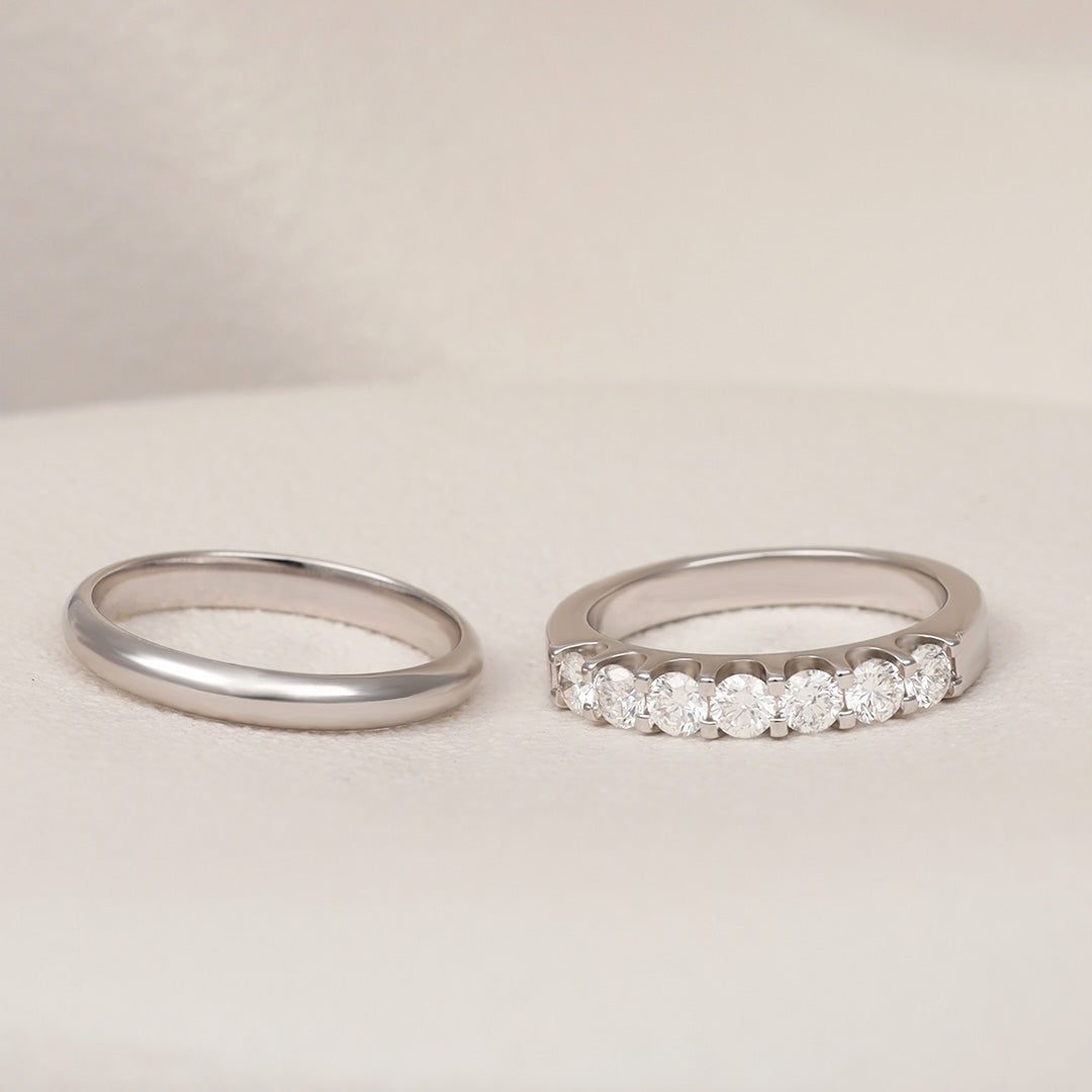 Witgouden trouwringen