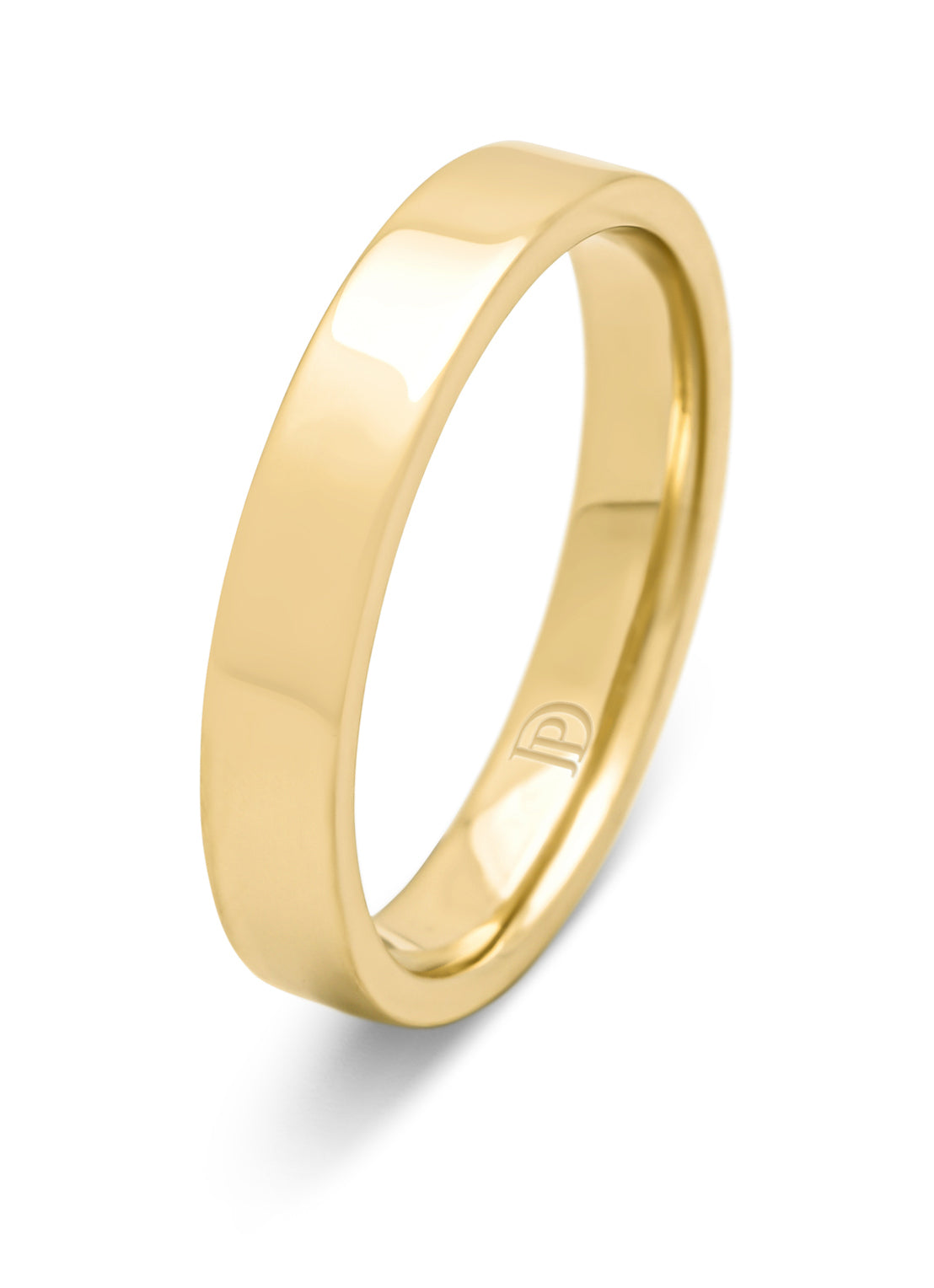 Geelgouden 14 kt trouwring, Wedding