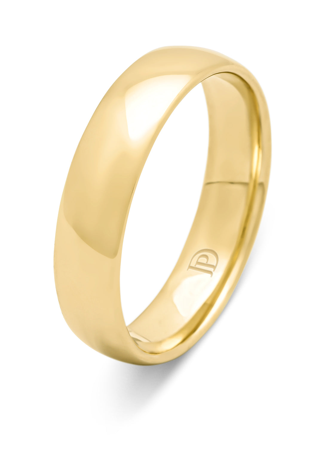 Geelgouden 18 kt trouwring, Wedding