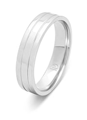 White gold 18 kt wedding ring