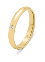 Yellow gold 14 kt wedding ring