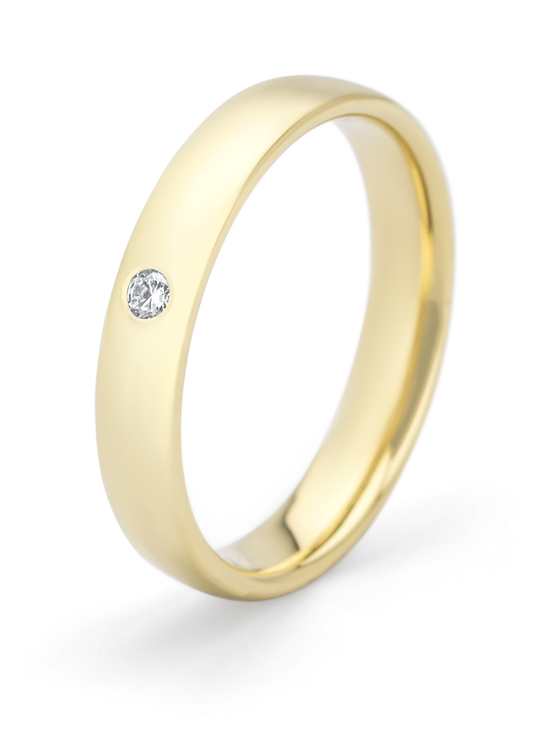 Geelgouden 14 kt trouwring, Wedding