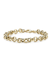 Yellow gold bracelet Timeless Treasures 19 cm