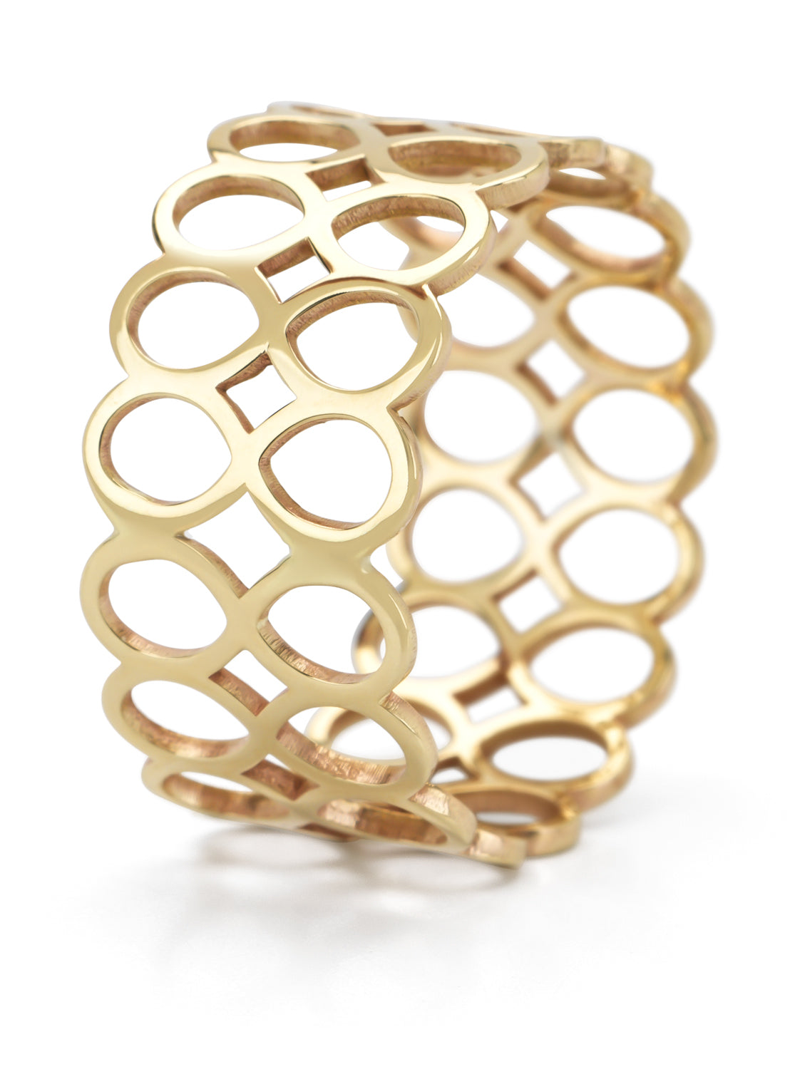 Yellow gold ring marigold