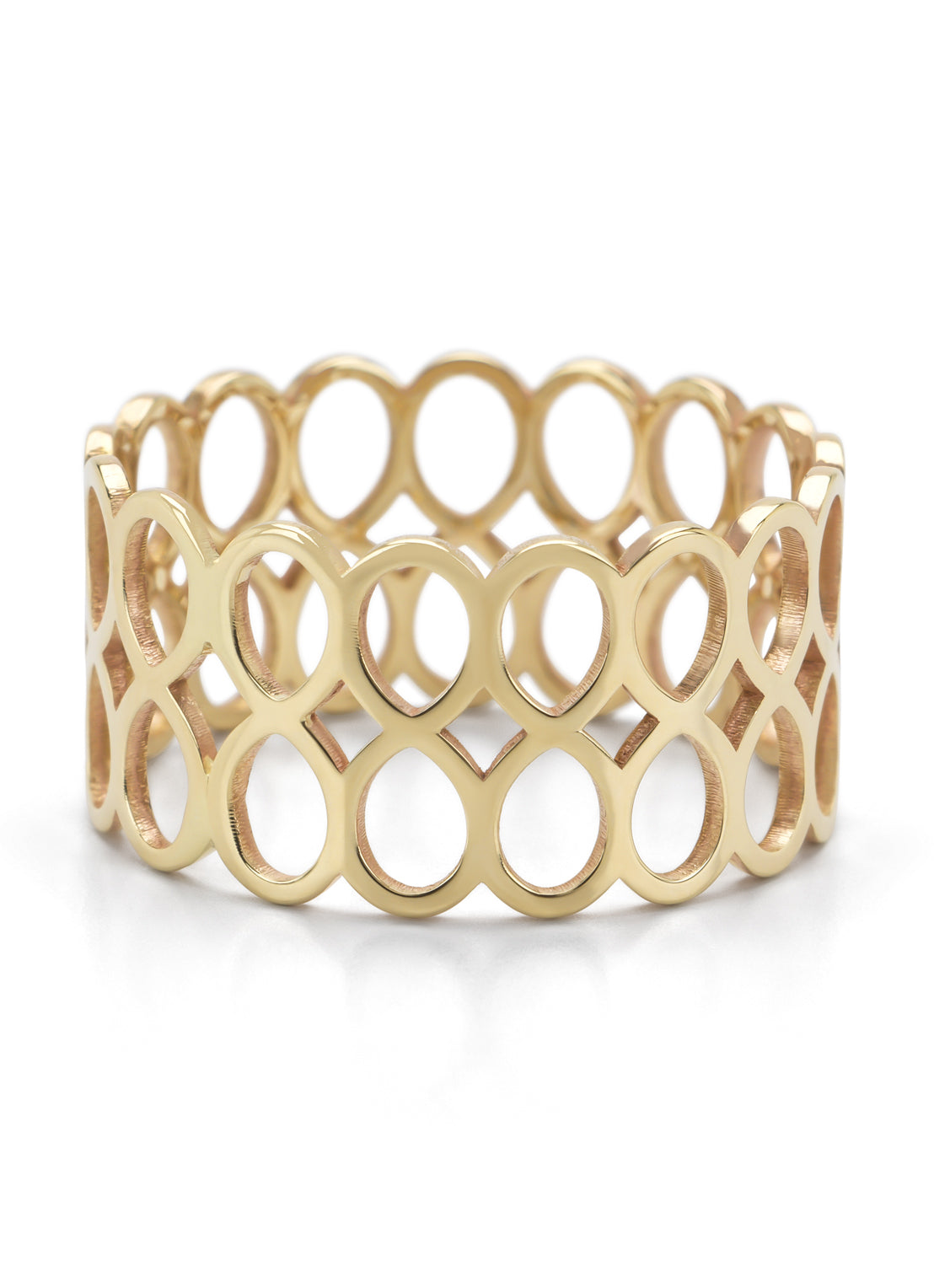 Yellow gold ring marigold