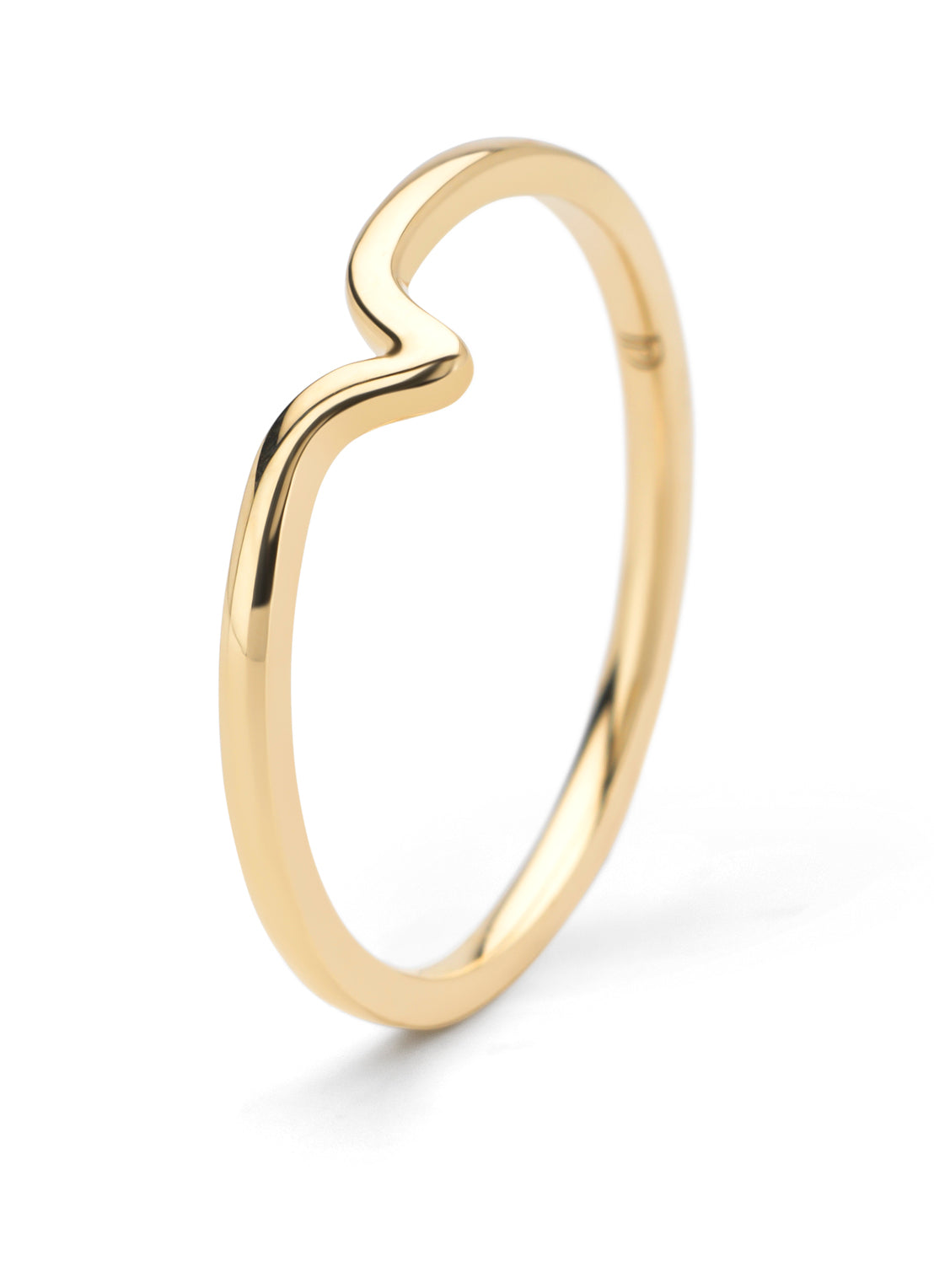 Yellow gold ring Cosmic
