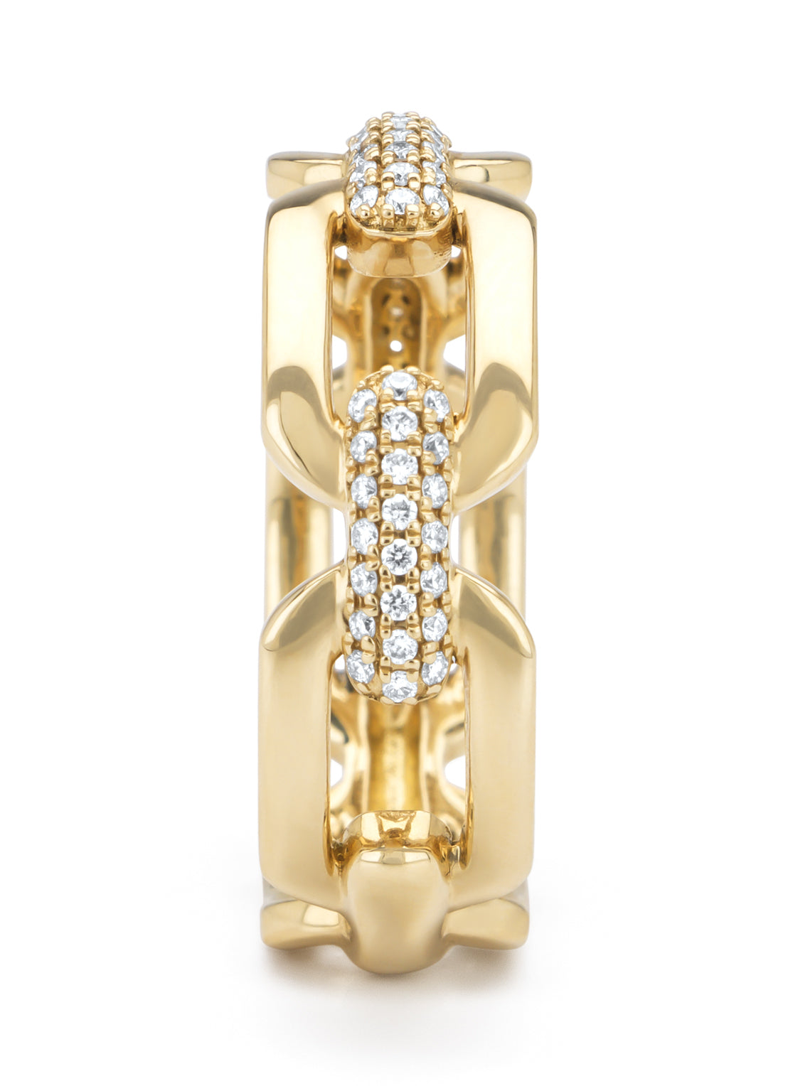 Yellow gold ring, 0.20 ct diamond, timeless treasures