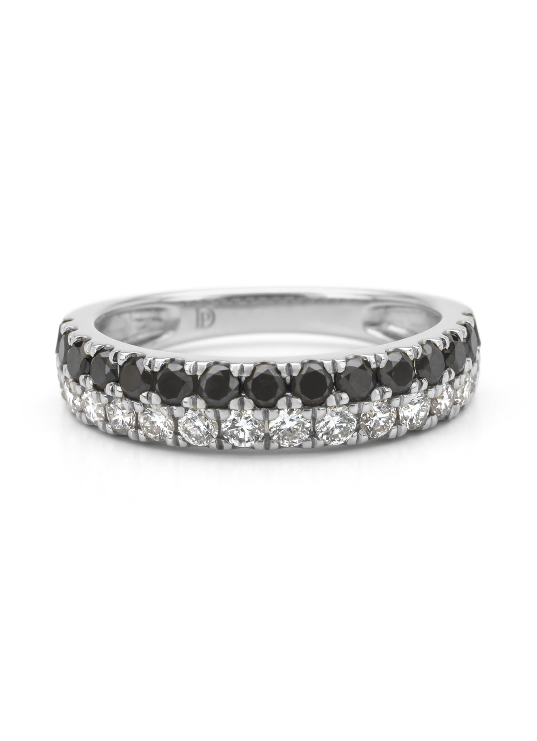 Witgouden ring, 1.07 ct diamant, Ensemble