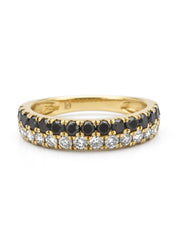 Yellow gold ring, 1.07 ct diamond, ensemble
