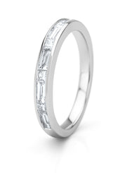 White gold ring, 0.50 ct diamond, wedding
