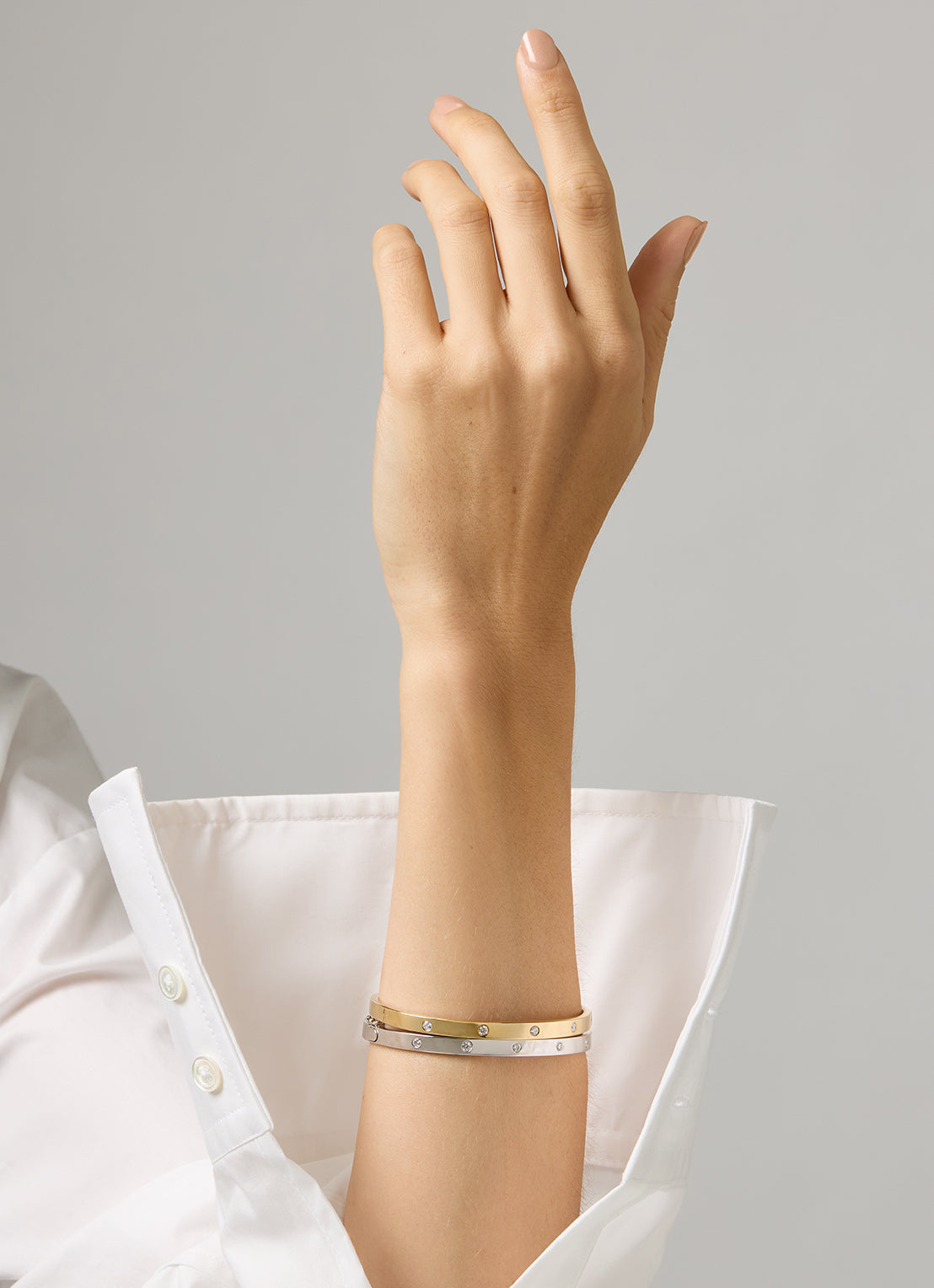 Golden Bracelet, 0.35 CT Diamant, Timeless Treasures