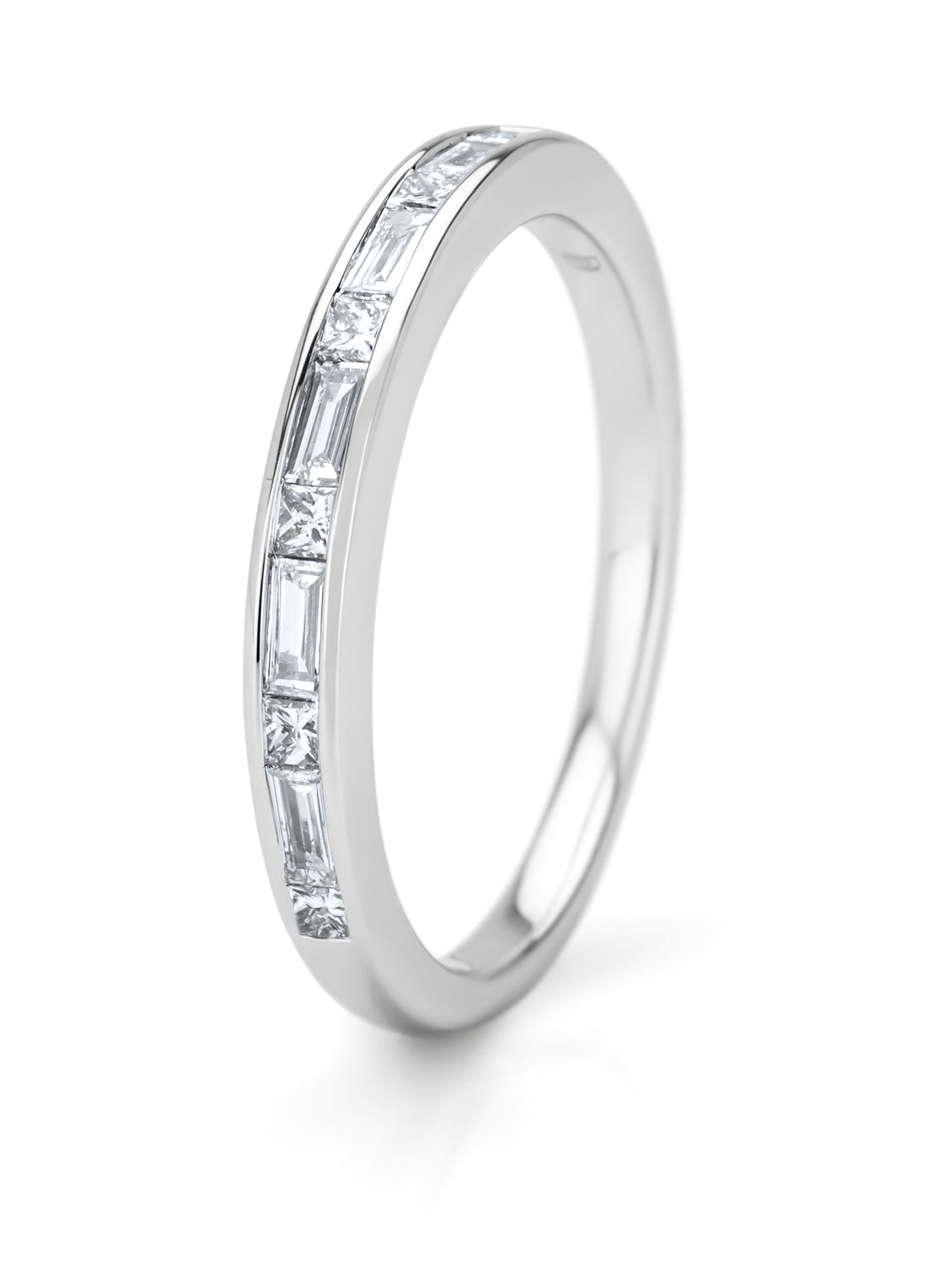 White gold ring, 0.33 ct diamond, wedding