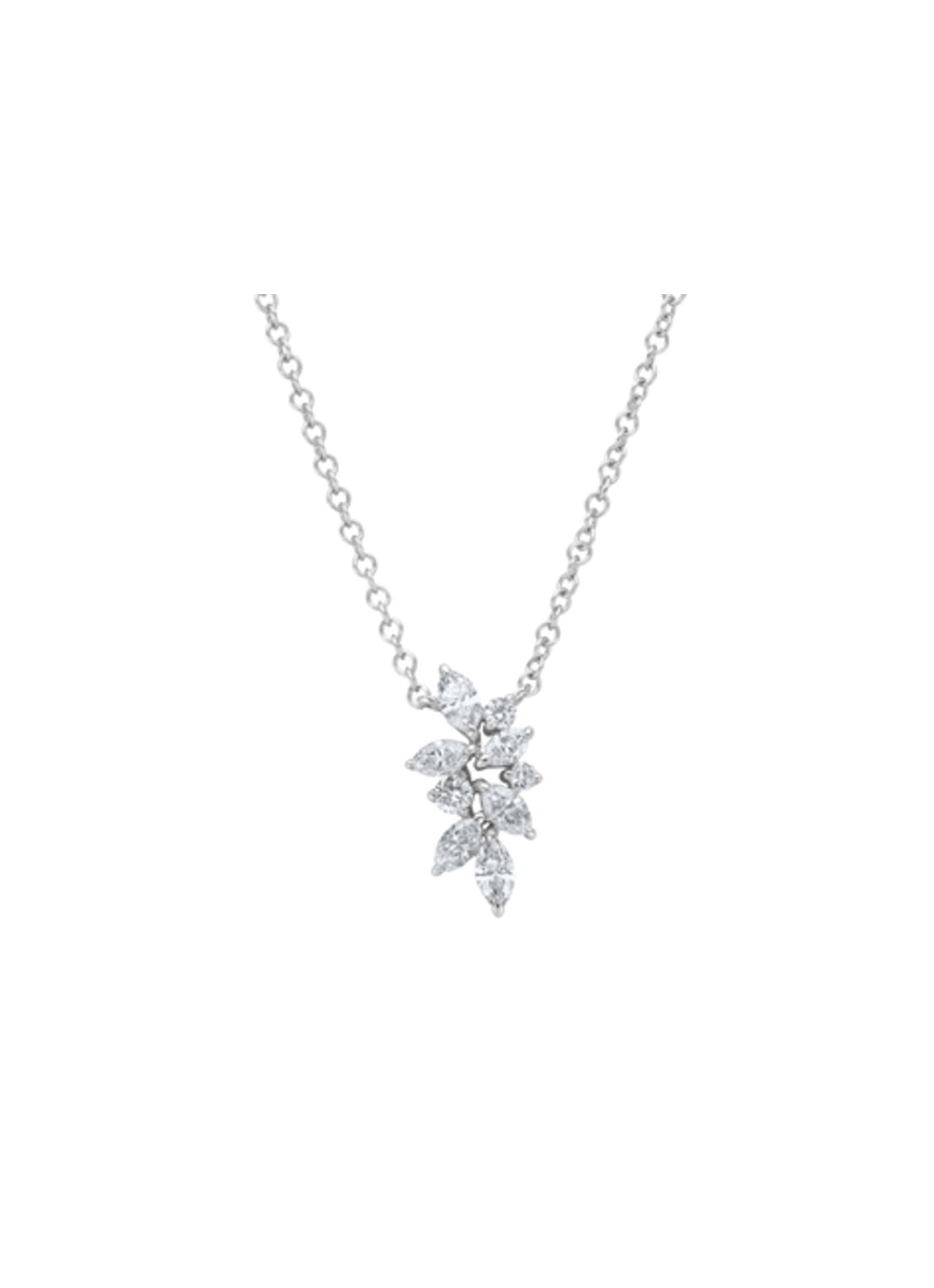 White gold necklace, 0.49 CT Diamond, Gallery