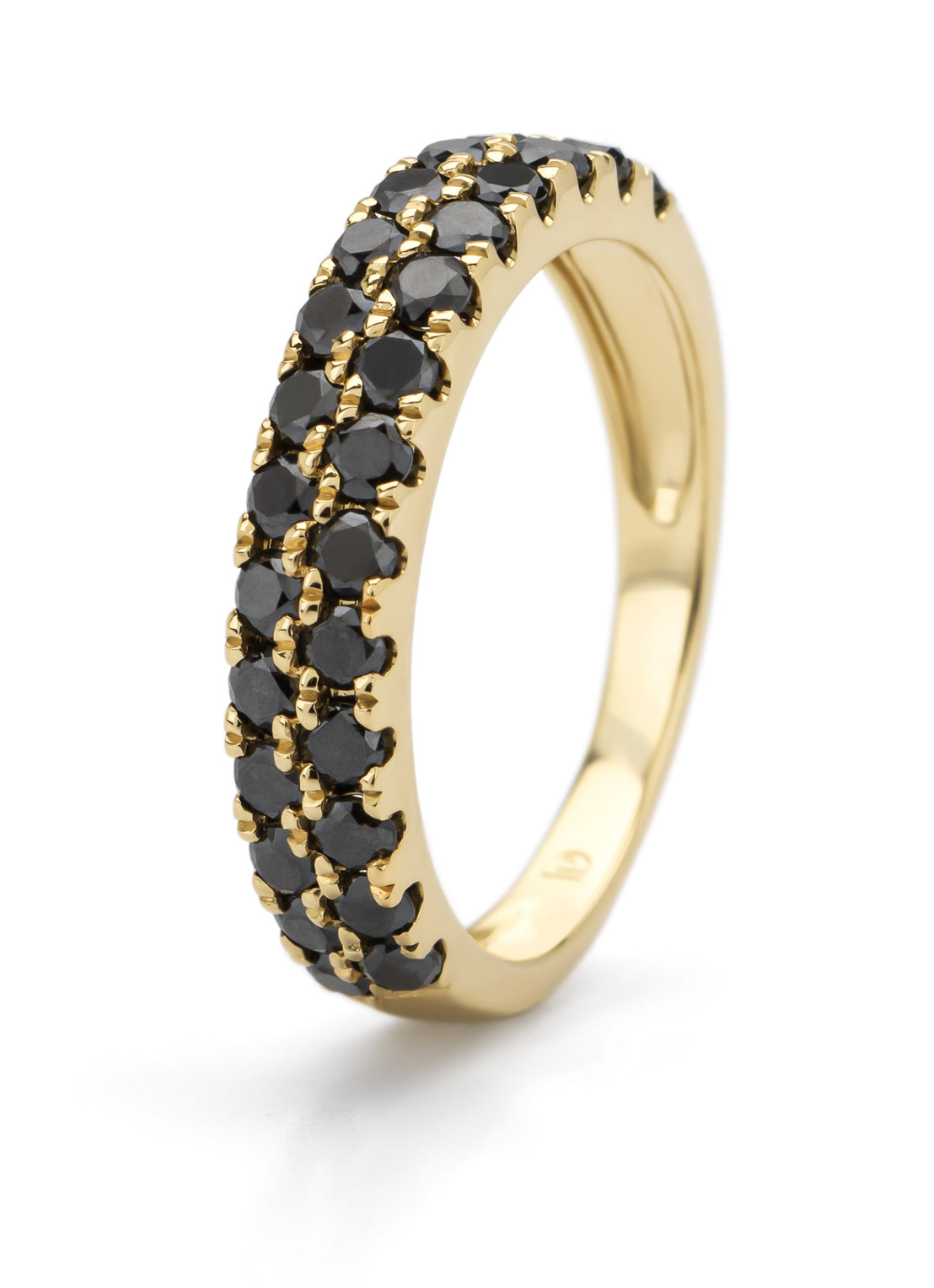 Yellow gold ring, 1.17 ct diamond, ensemble