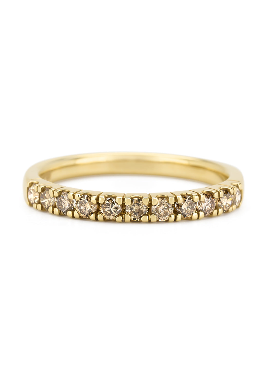 Yellow gold ring, 0.41 ct diamond, Ensemble