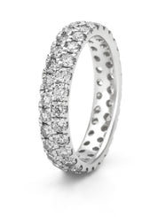 Witgouden ring, 1.91 ct diamant, Ensemble