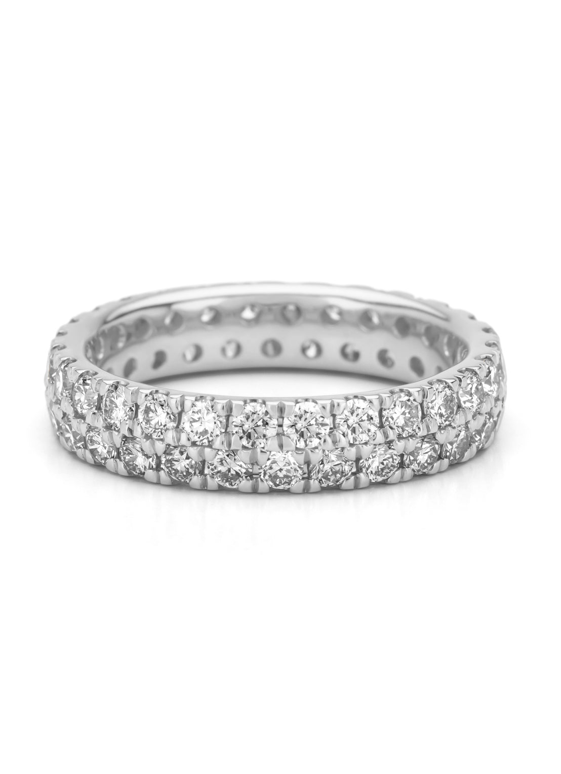 Witgouden ring, 1.91 ct diamant, Ensemble