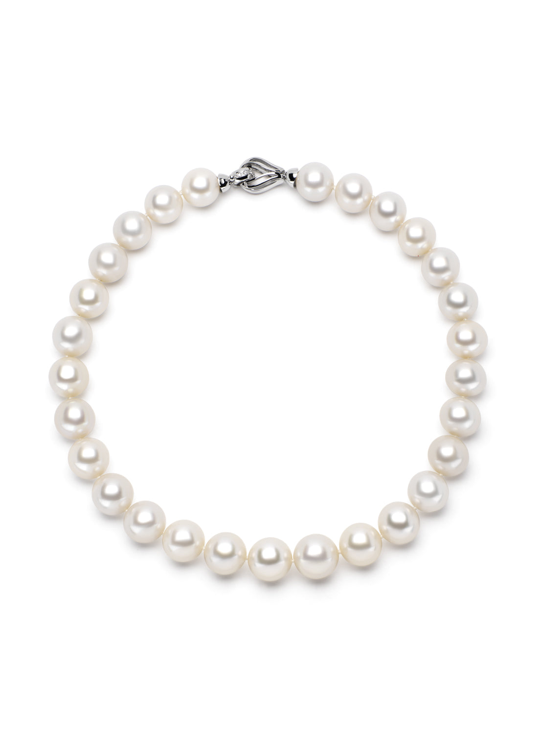 Pearl Collier, 0.07 CT Diamant, Gallery