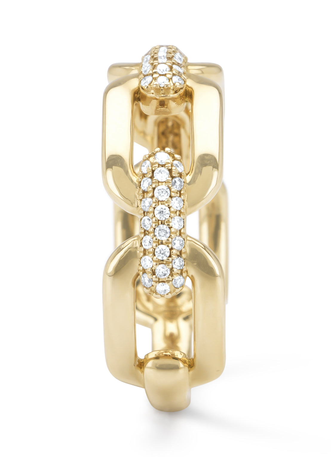 Yellow gold ring, 0.20 ct diamond, timeless treasures