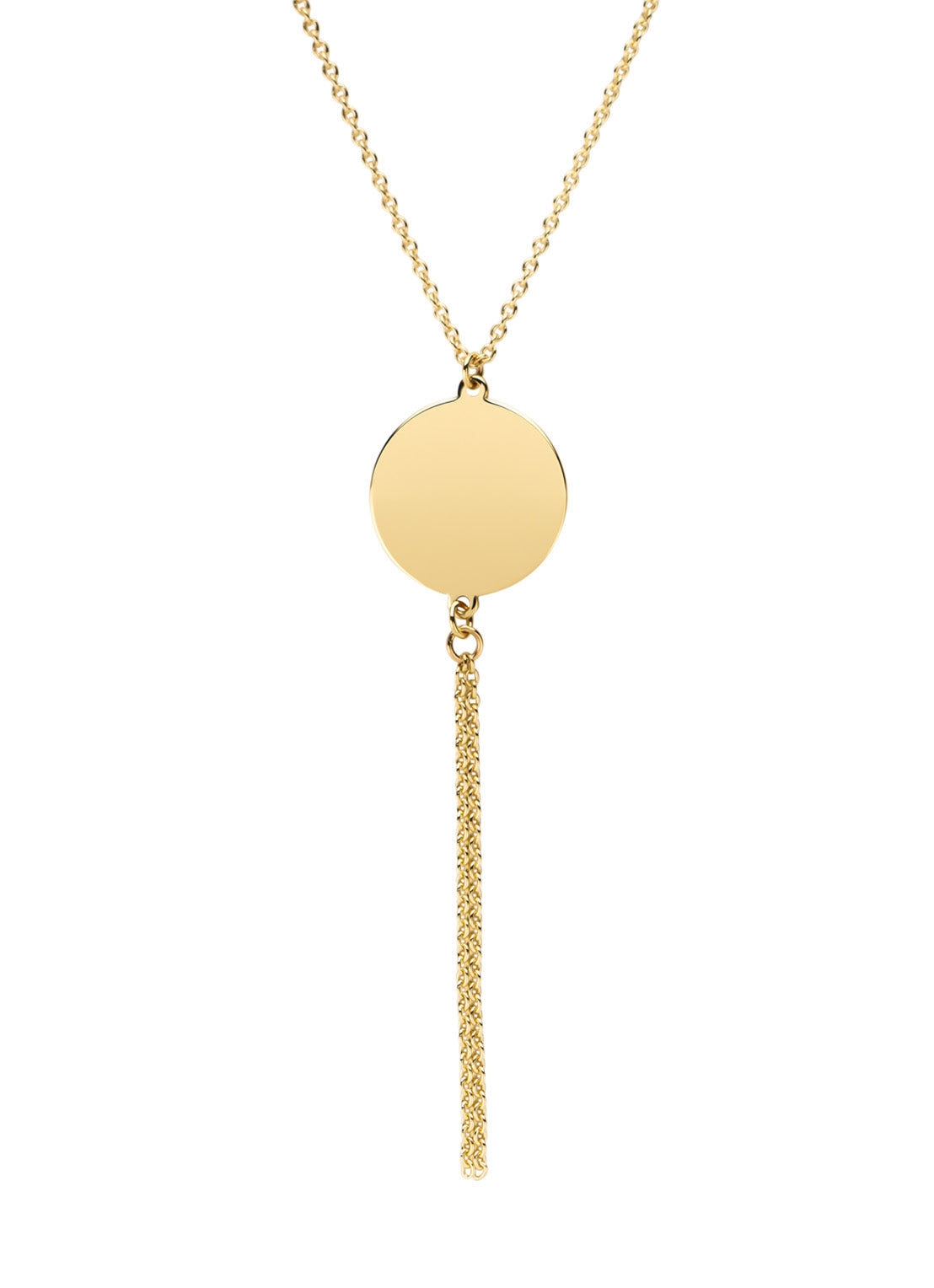 Geelgouden collier Marigold