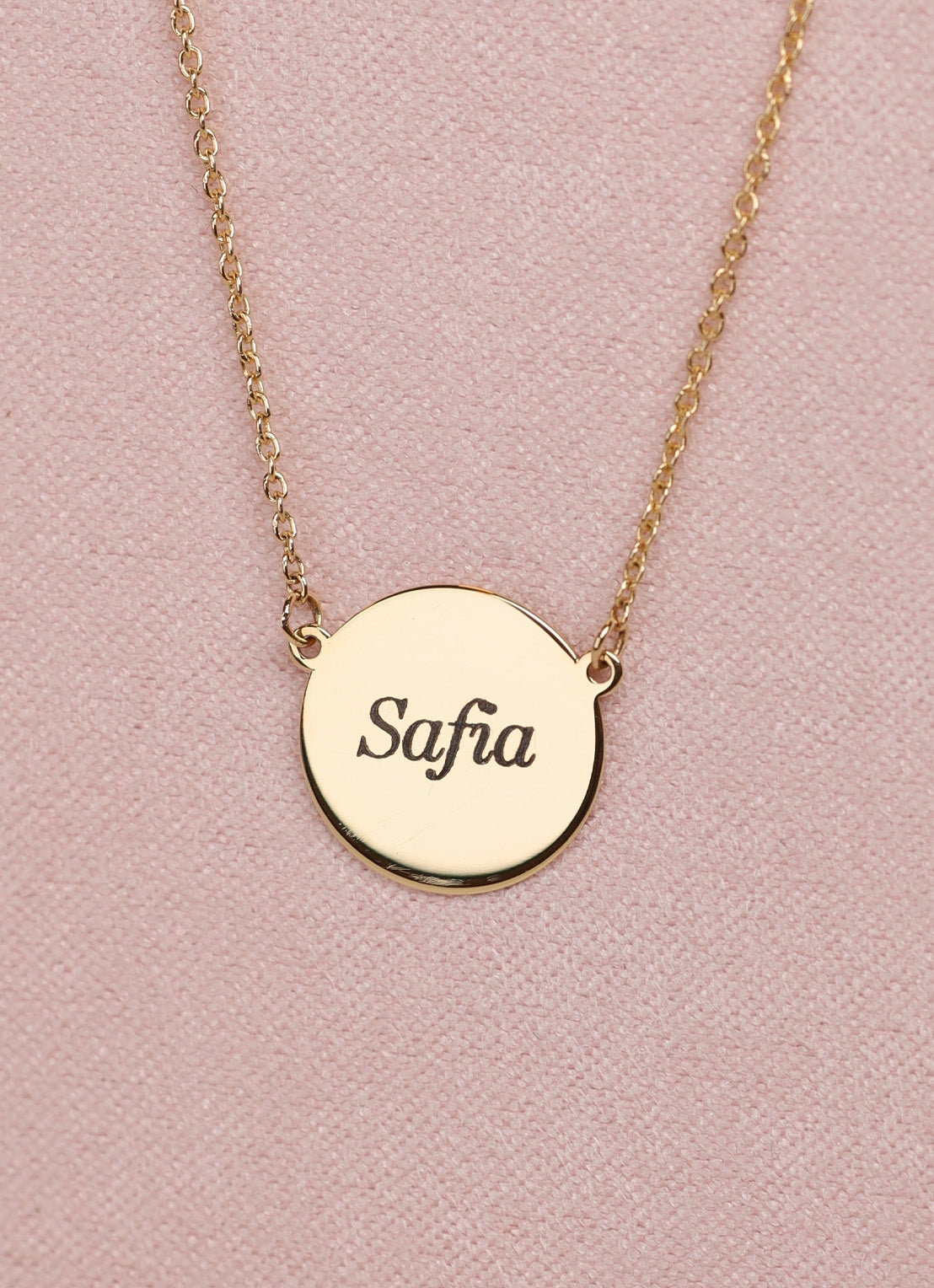 Geelgouden collier Marigold