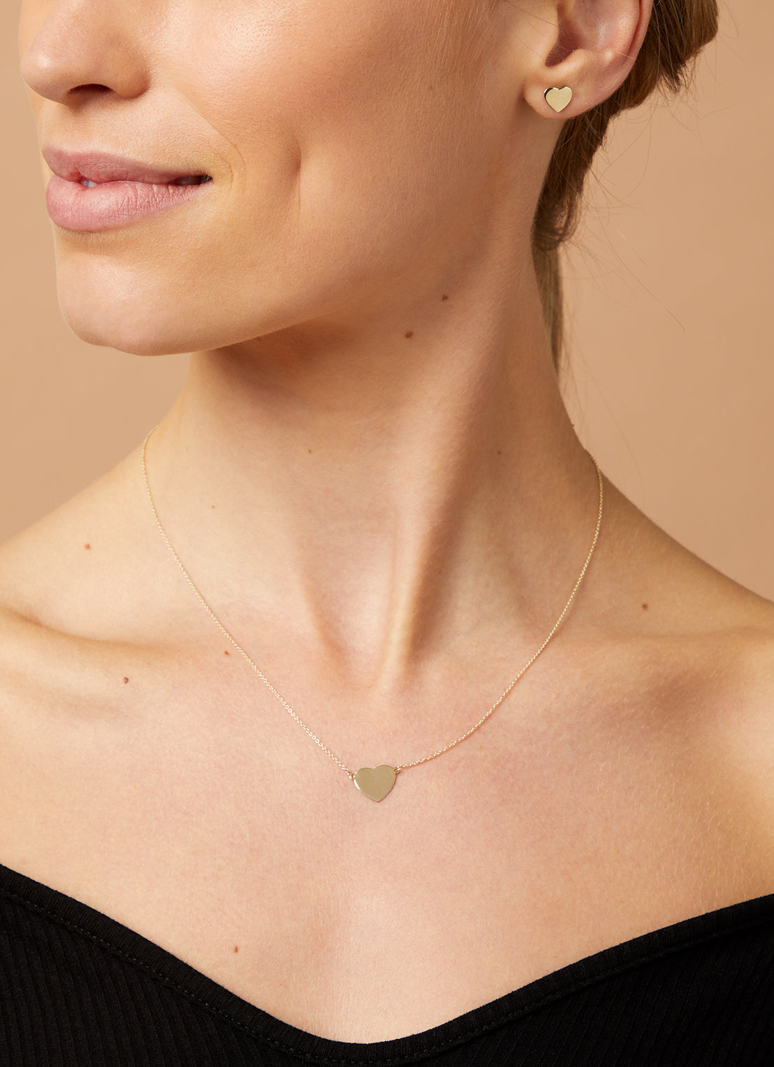 Geelgouden collier Marigold