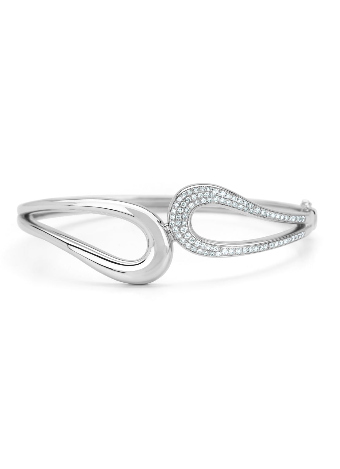 Witgouden armband, 0.52 ct diamant, Like a star