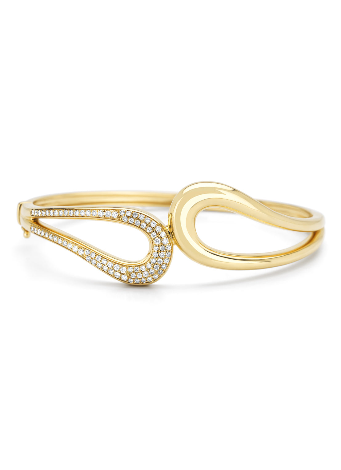 Geelgouden armband, 0.52 ct diamant, Like a star