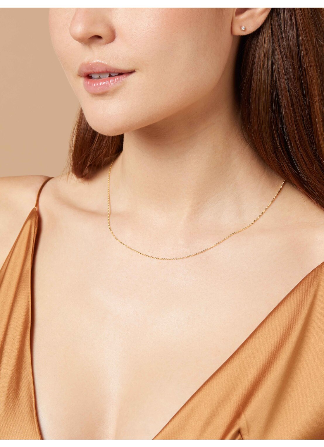 Yellow gold anchor length length Timeless Treasures 50cm