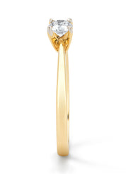 Gouden ring, 0.25 ct diamant, Starlight