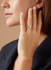 Roségouden Ring, 1.02 CT Diamant, Gallery