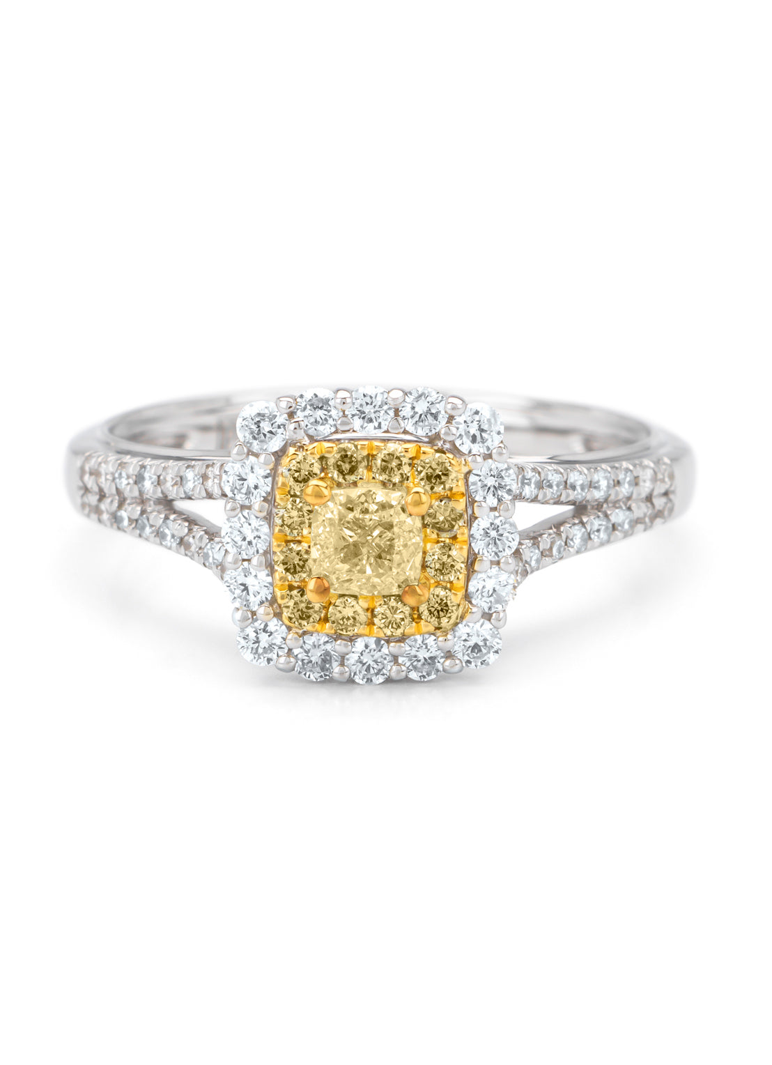 Golden Ring, 0.74 CT Diamant, Gallery