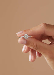 White gold ring, 0.55 ct diamond, Since 1904