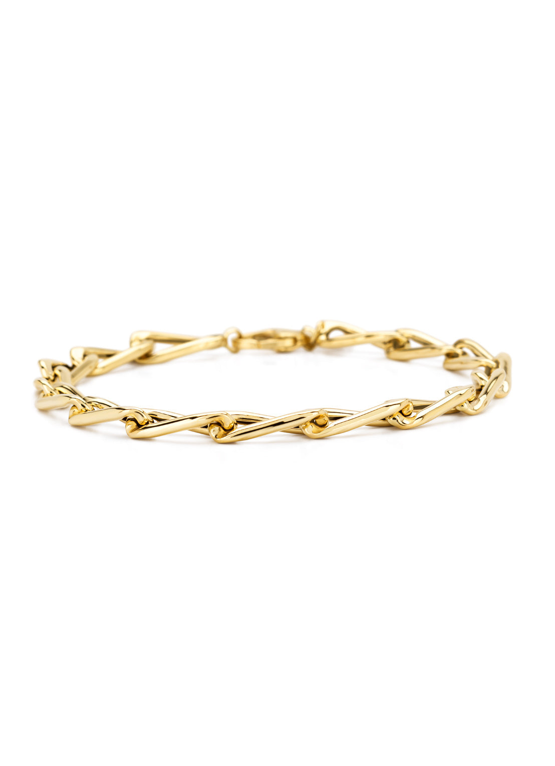 Yellow gold bracelet Timeless Treasures 21 cm