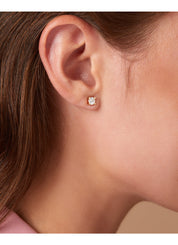 Geelgouden oorsieraden, 0.60 ct diamant, Hearts & Arrows