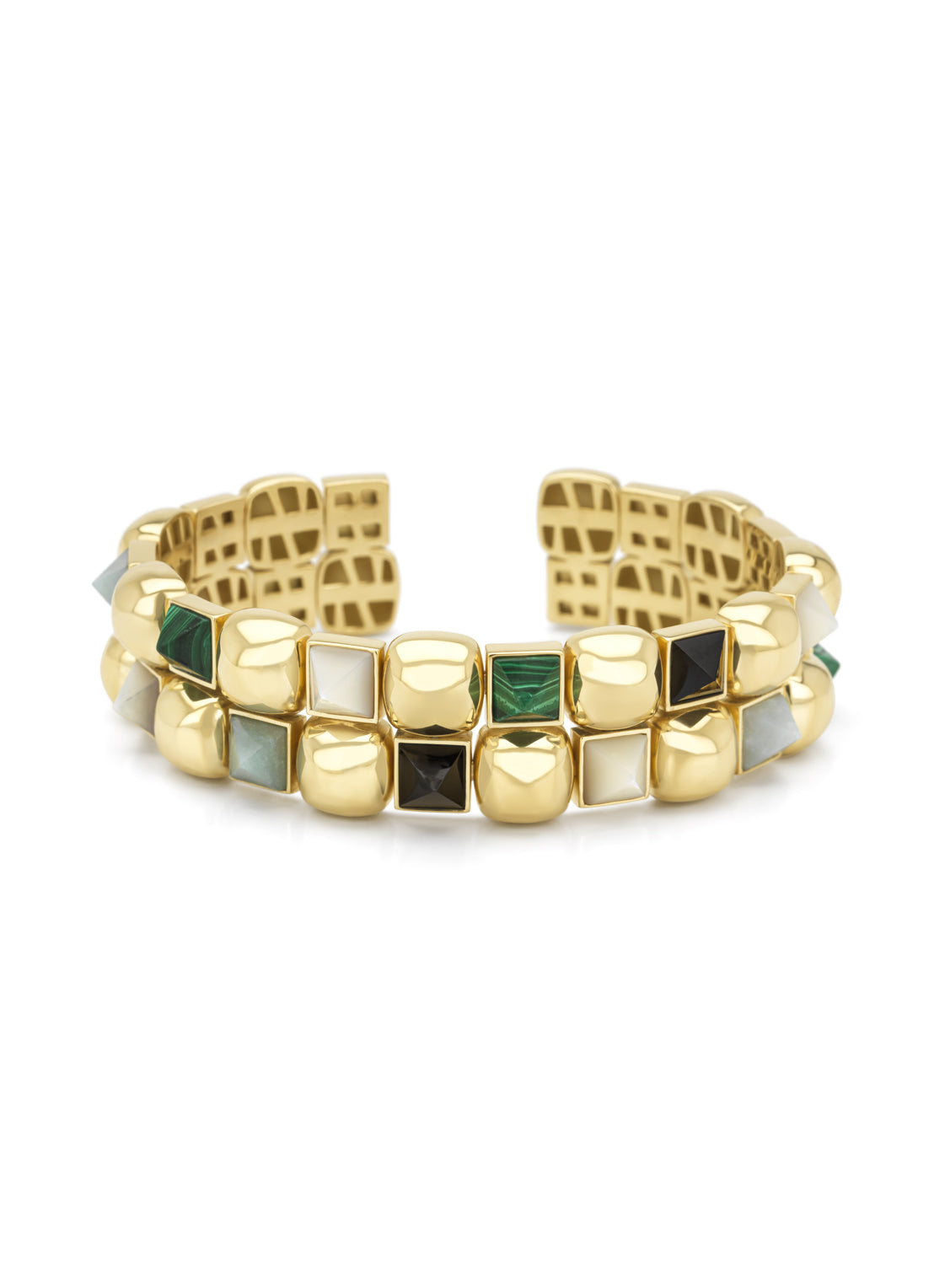 Geelgouden armband, 5.00 ct amazoniet, Gallery