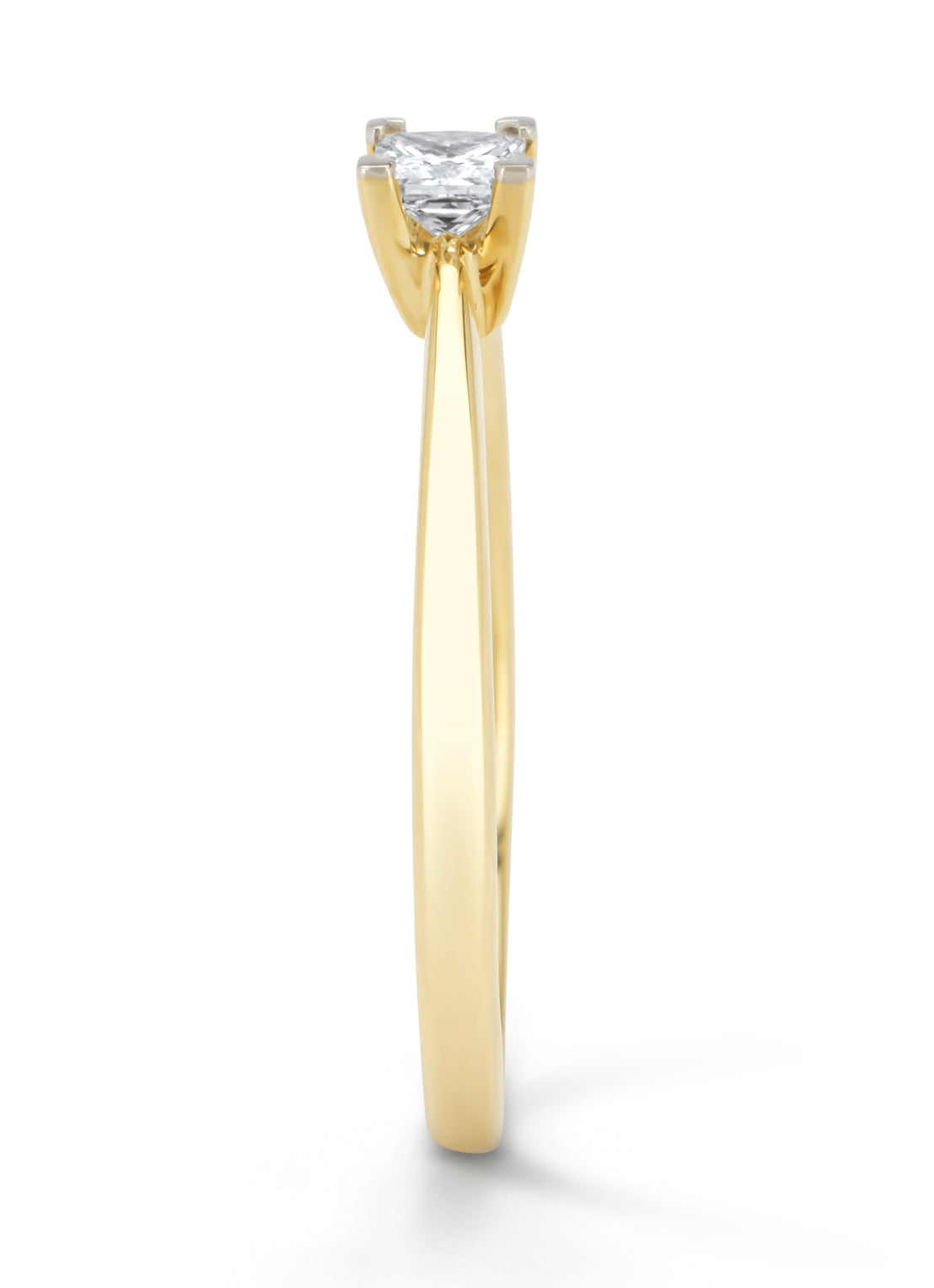 Golden Ring, 0.20 CT Diamant, Starlight