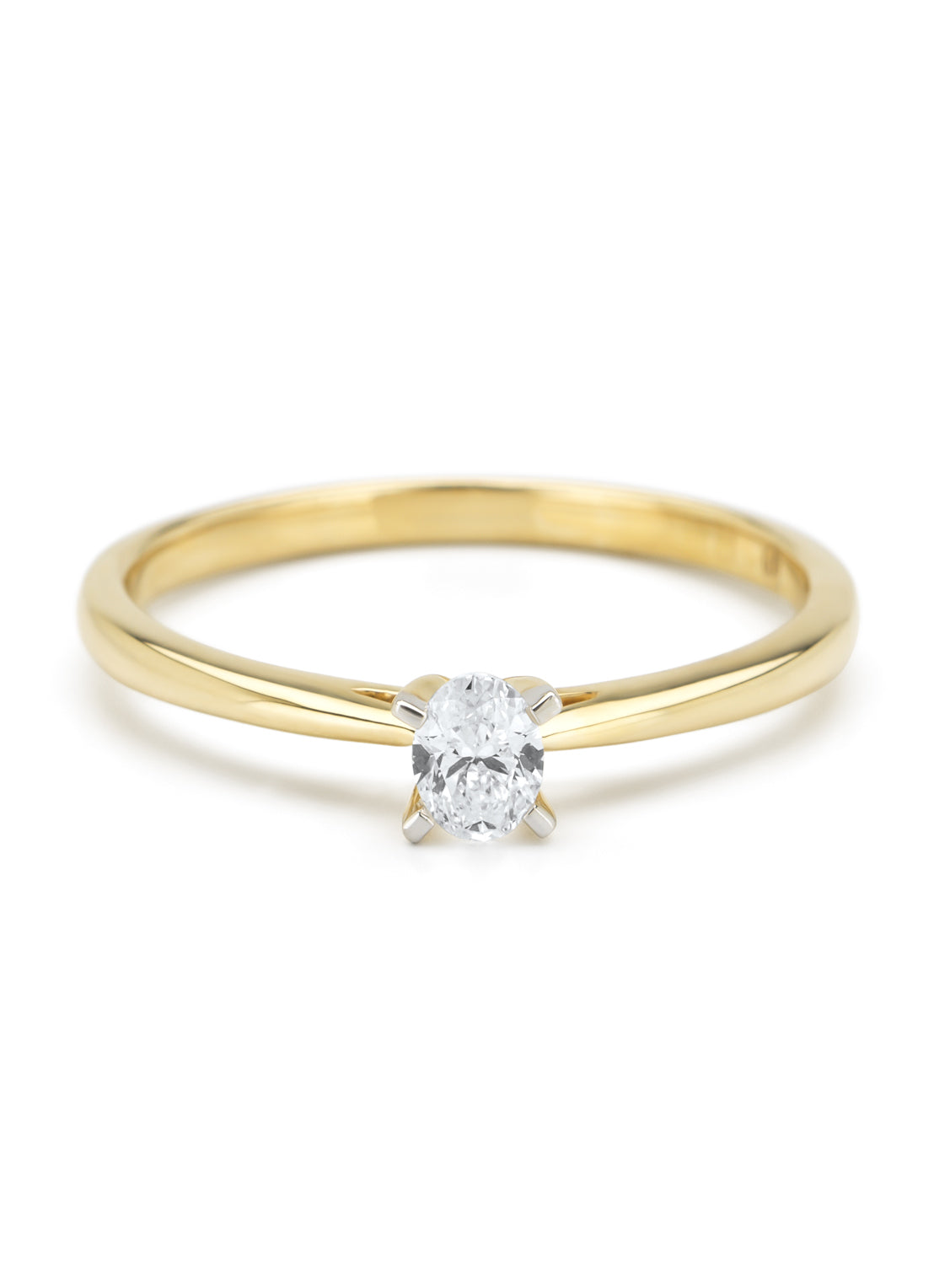 Golden Ring, 0.20 CT Diamant, Starlight