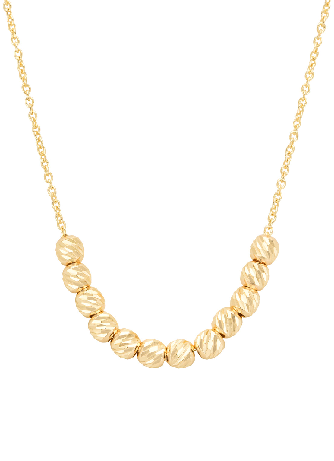 Geelgouden collier Marigold