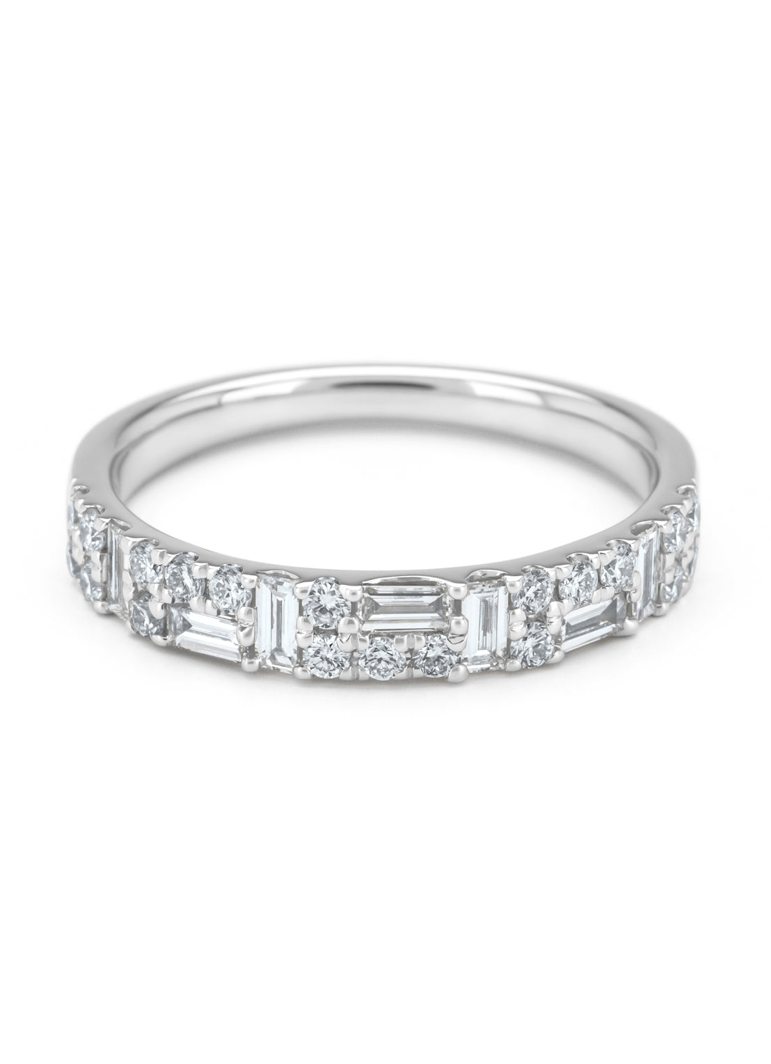 Witgouden ring, 0.57 ct diamant, Gallery