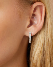 White gold ear jewelry, 0.69 ct diamond, gallery