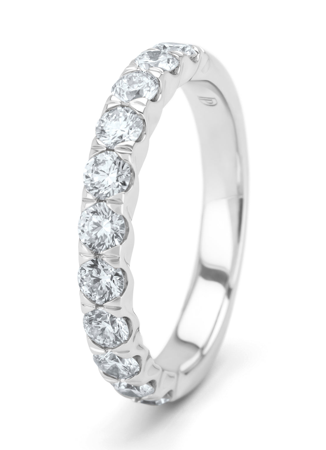 White gold ring, 1.00 ct diamond, Gallery