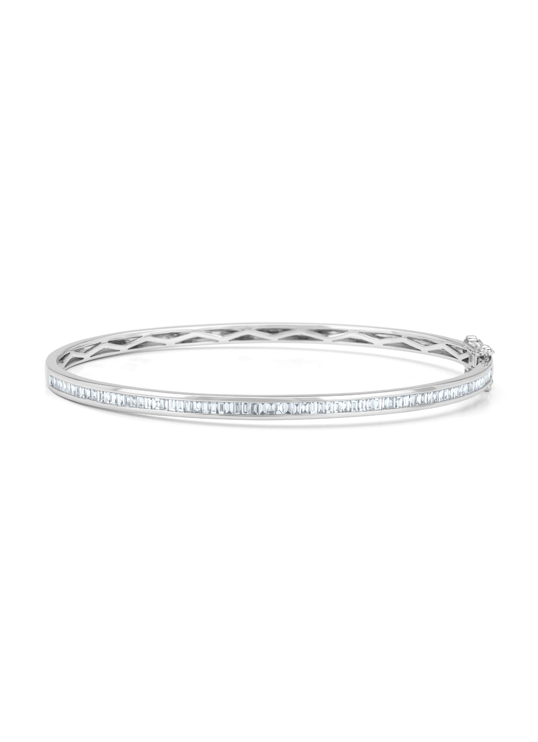 White gold bracelet, 0.86 ct diamond, gallery