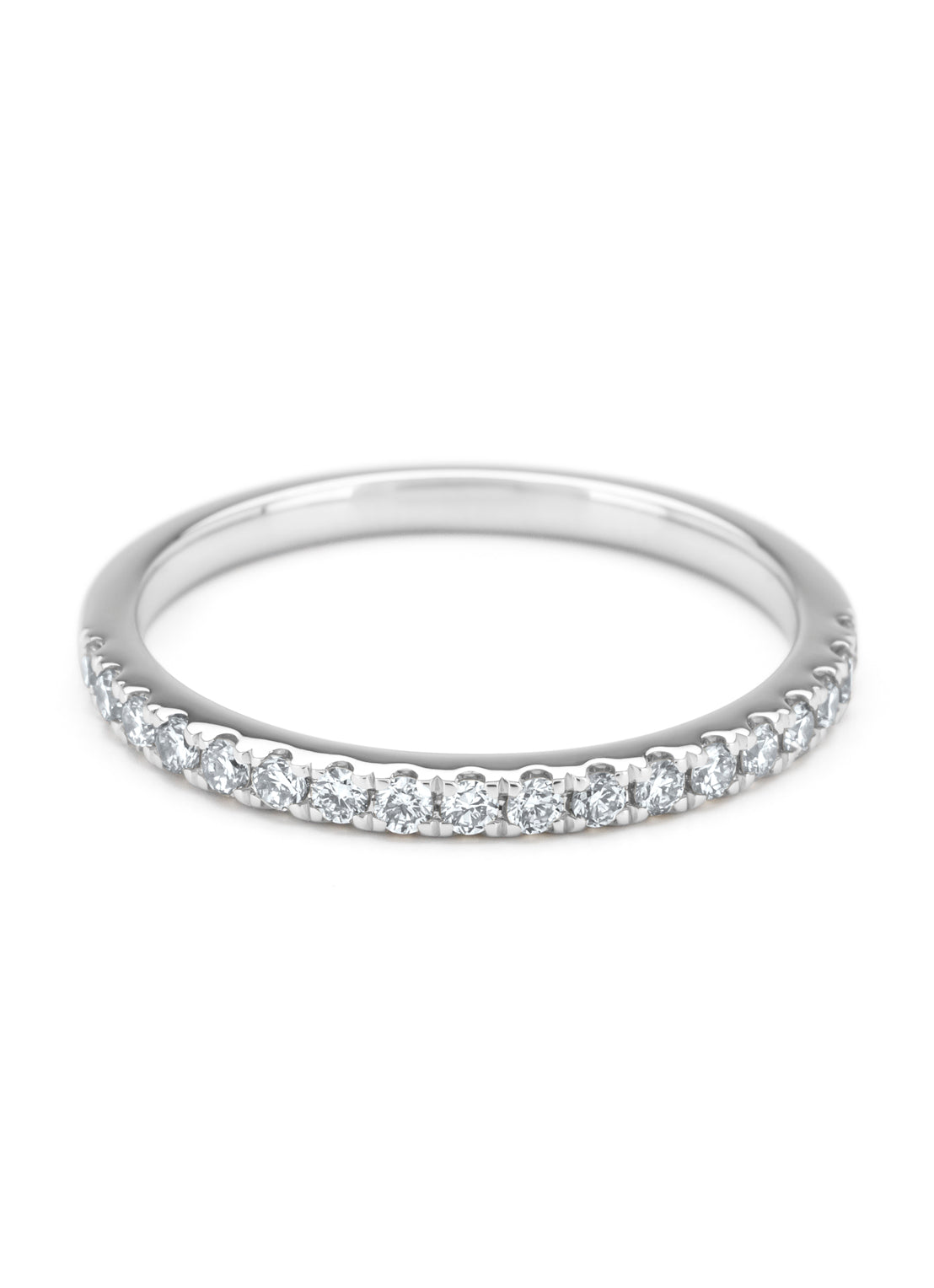 White gold ring, 0.27 ct diamond, Wedding