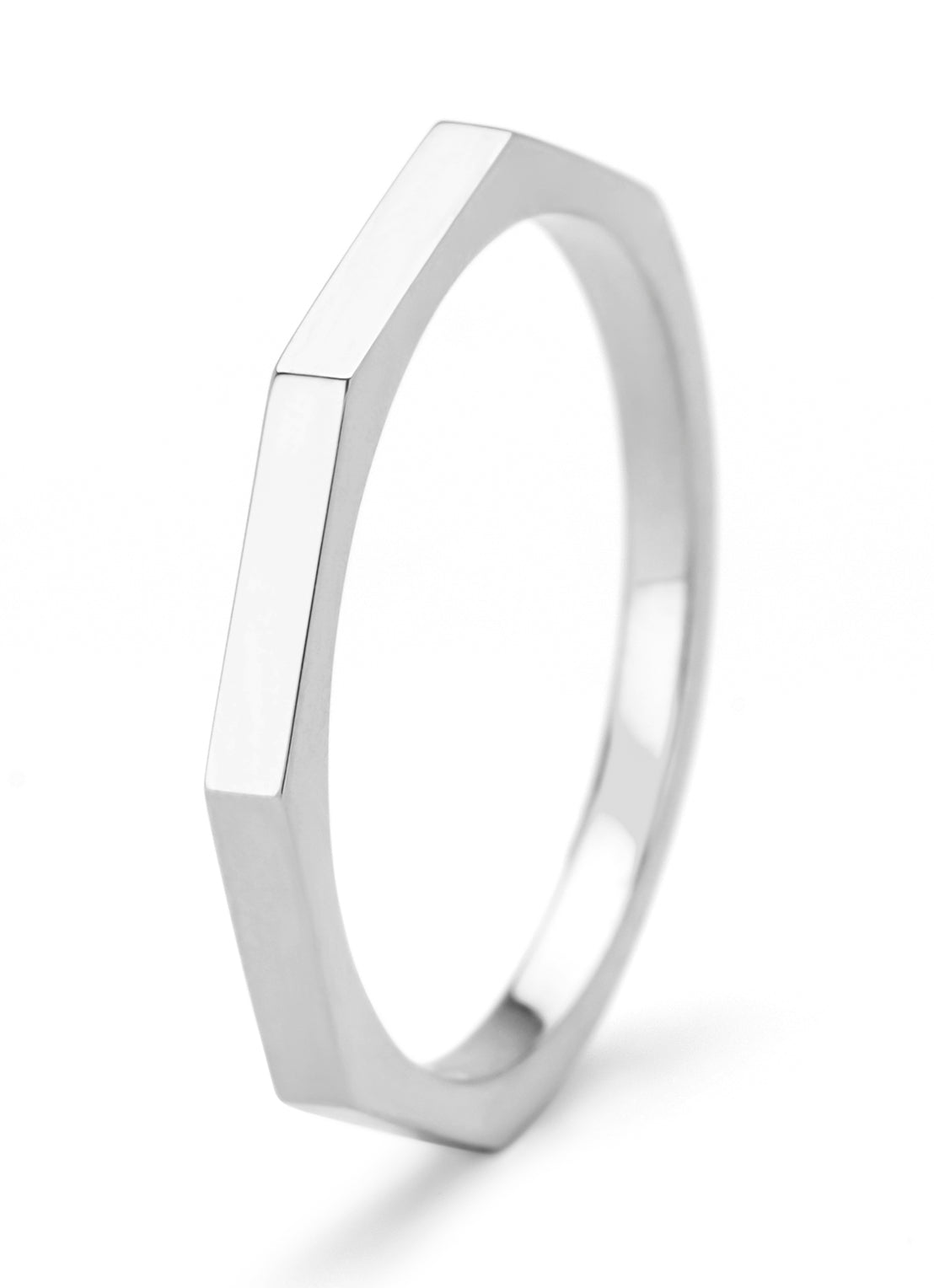 Witgouden ring Ensemble